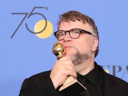 Guillermo del Toro, con su premio a la mejor dirección por 'La forma del agua'.