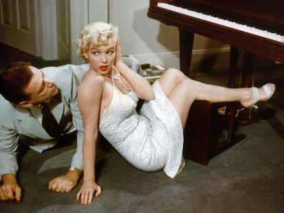 Imagen de la película 'La tentación vive arriba', protagonizada por Marilyn Monroe.