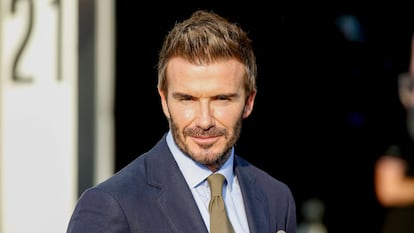 David Beckham, durante una visita al circuito de Fórmula 1 de Qatar en noviembre de 2021.