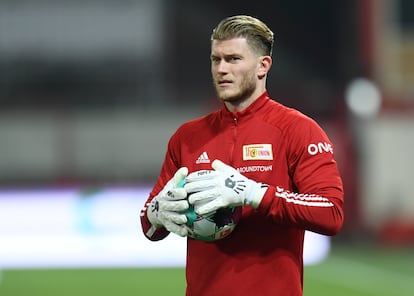 Loris Karius con la equipación del Unión Berlín.