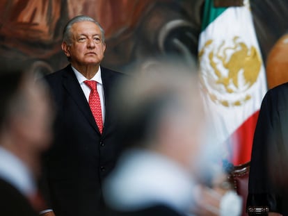 El presidente Andrés Manuel López Obrador y el entonces ministro Arturo Zaldívar, en diciembre de 2021.
