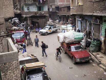 Una calle de El Cairo.