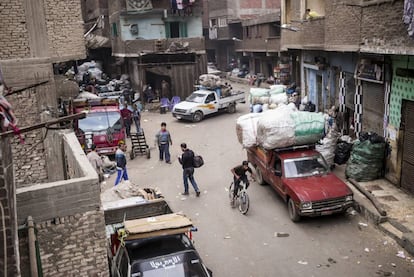 Una calle de El Cairo.