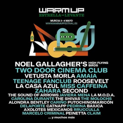 Cartel del WARM UP 2019