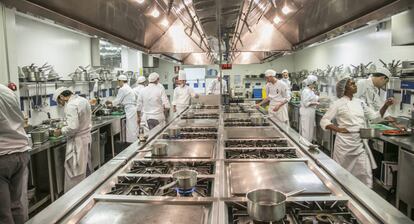 Alumnos del curso de verano de Le Cordon Bleu en Madrid.