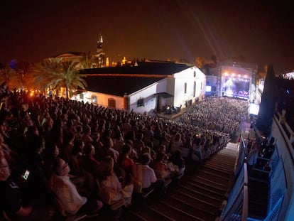 Concierto en el Patio de la Tonelería, en el Tío Pepe Festival 2018, en Jerez de la Frontera (Cádiz).