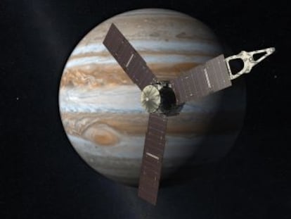 La nave  Juno  afronta su llegada a Júpiter, uno de los momentos más críticos de la primera misión que orbitará el gigante en más de una década