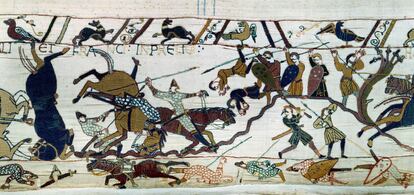 Un fragment del Tapís de Bayeux.