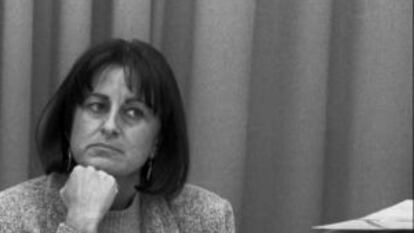 Carmen Olmedo, en 1995, en su etapa al frente del Insitituto Andaluz de la Mujer.
