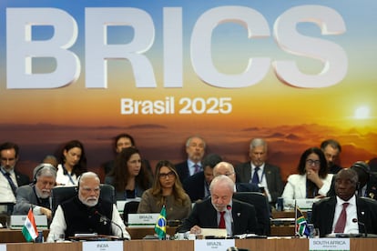 BRICS Summit on July 6, 2025, in Rio de Janeiro, Brazil.