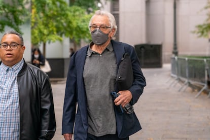 El actor Robert De Niro, a su llegada a la corte federal de Nueva York, el 30 de octubre de 2023.