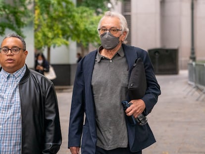 El actor Robert De Niro, a su llegada a la corte federal de Nueva York, el 30 de octubre de 2023.