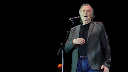 El cantante español Joan Manuel Serrat en Barcelona, el 29 de noviembre.