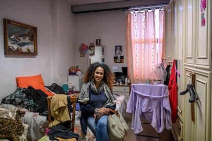 Lucia, una migrante de Eritrea que vive en la casa Spin Time.