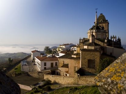 Vista parcial de Jerez de los Caballeros, en Extremadura.