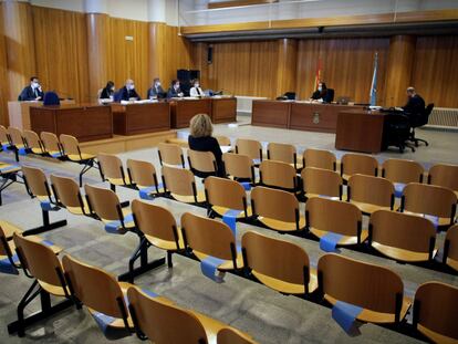 La vista sobre el Pazo de Meirás celebrada este miércoles en un juzgado de A Coruña.