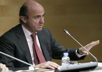 El ministro de Econom&iacute;a, Luis de Guindos.