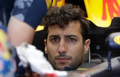 Ricciardo, durante la sesión de clasificación.