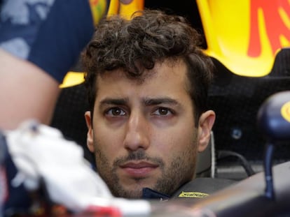 Ricciardo, durante la sesión de clasificación.