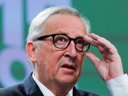 El presidente de la Comisión Europea, Jean-Claude Juncker, el pasado 18 de julio