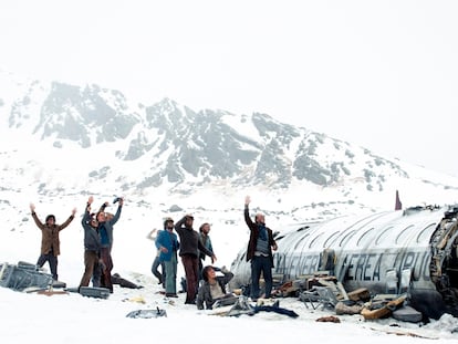 Imagen de 'La sociedad de la nieve', de J. A. Bayona.