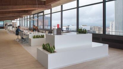 'Showroom' en la planta 20 de Castellana 81.
