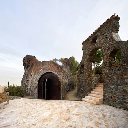 Espacio donde se encuentra elBulliDNA, obra del arquitecto Enric Ruiz Geli, cuyo interior ha sido vestido por el estudio RCR, en una fotografía cedida por elBulliFoundation. 