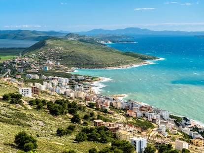 Vista de Saranda, al sur de Albania y muy cerca ya de la frontera con Grecia.