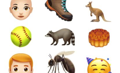 Algunos de los emoji de iOS 12.1