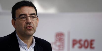 El portavoz de la gestora del PSOE, Mario Jim&eacute;nez.