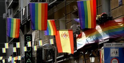 Una calle del madrile&ntilde;o barrio de Chueca.