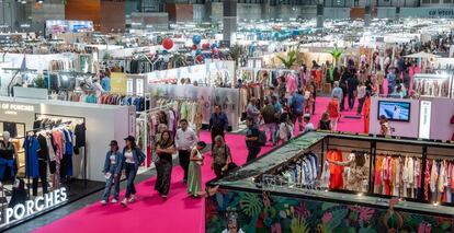 Imagen de la edición de 2022 del Salón Internacional de Moda, Calzado y Accesorios en Ifema Madrid. 
 