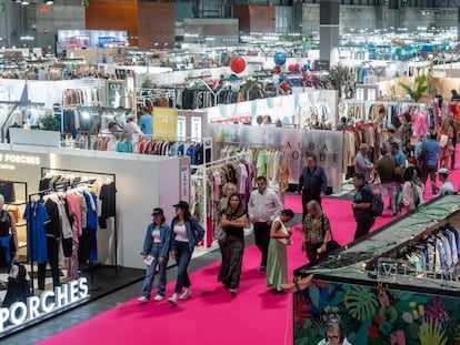 Imagen de la edición de 2022 del Salón Internacional de Moda, Calzado y Accesorios en Ifema Madrid. 
 