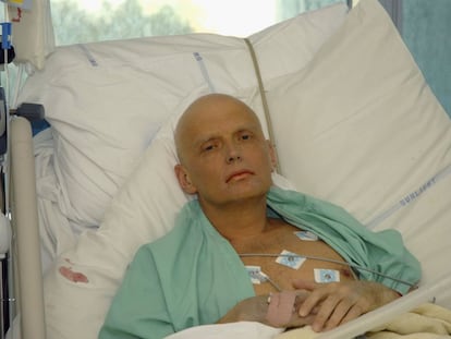 Aleksandr Litvinenko a l'hospital a Londres el 2006.