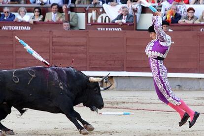 El banderillero Curro Javier.