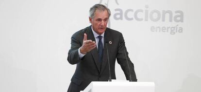 José Manuel Entrecanales, presidente de Acciona y de Acciona Energía.