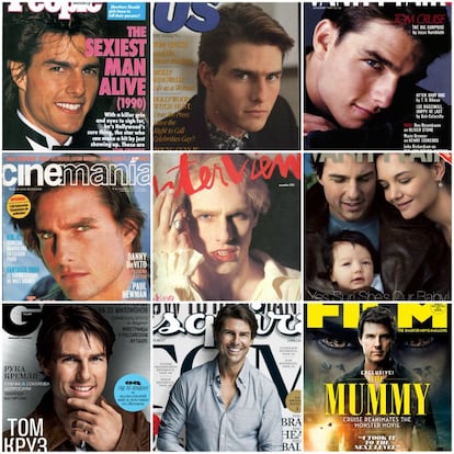 Desde los inicios de su carrera, Tom Cruise también se ha convertido en uno de los personajes de Hollywood más solicitados por las revistas.