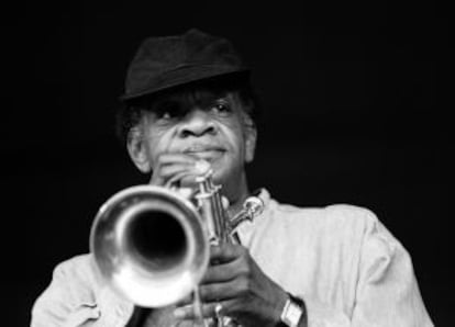 Donald Byrd durante un festival en 1993.