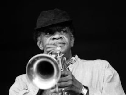 Donald Byrd durante un festival en 1993.