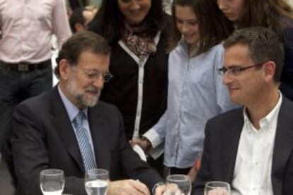 Mariano Rajoy con Antonio Basagoiti.