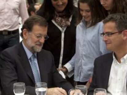 Mariano Rajoy con Antonio Basagoiti.