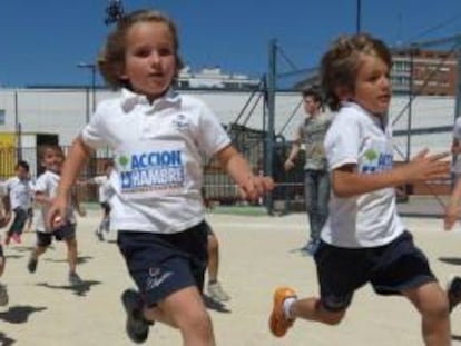 400.000 niños en el mundo corren contra el hambre