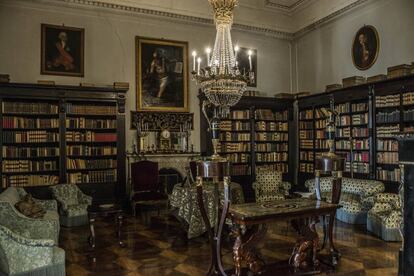 La biblioteca de Giuseppe Tomasi Lampedusa, conservada en el palacio Lanza Tomasi