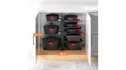 Este es el mejor organizador de ollas que se puede comprar en Amazon