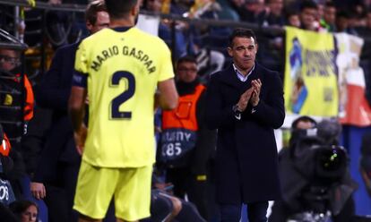 Luis Garcia Plaza durante el partido ante el Spartak el 13 de diciembre.