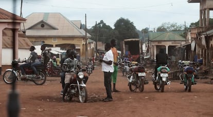 Imagen de una calle de Yambio, en Sudán del Sur.