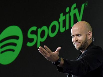 Daniel Ek, CEO de Spotify, en una imagen de archivo.