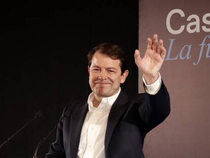 El candidato a la Presidencia de la Junta de Castilla y León por el PP, Alfonso Fernández Mañueco.