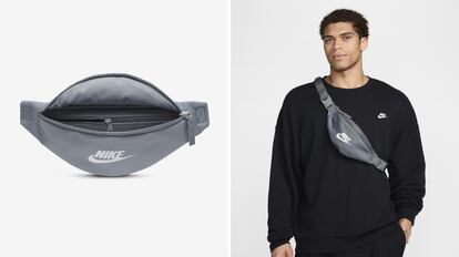 men's fanny pack on sale with two pockets included.