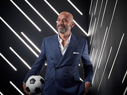 Gianluca Vialli, antes de los premios The Best de la FIFA, en Inglaterra en 2018.